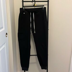 FIGS jogger scrub bottoms small black